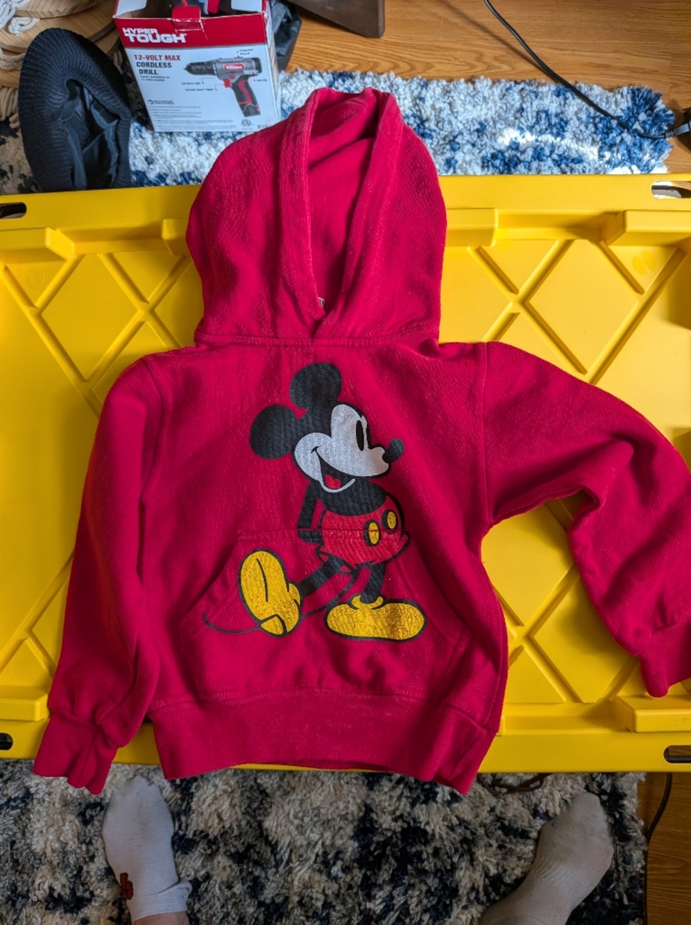 Vintage Mickey Mouse Kangaroo Pocket Hoodie 1990s